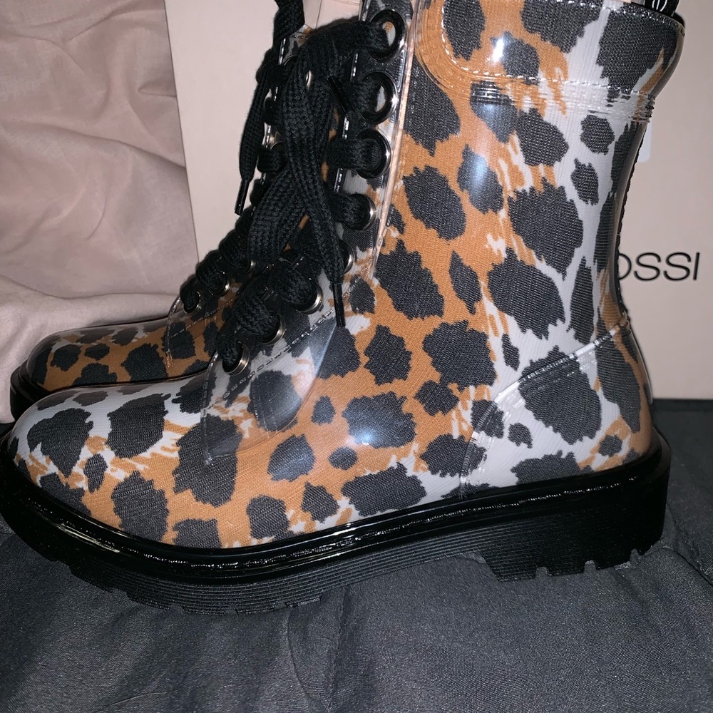 Sergio Rossi cheetah jelly boots TPR! - Picture 8 of 10